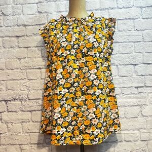Women's Floral Print Top size XL